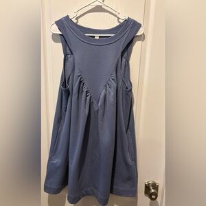 Comfortable Women's dress in Soft Blue